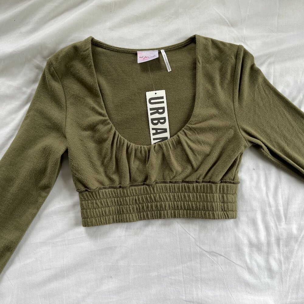 Urban long sleve crop top
